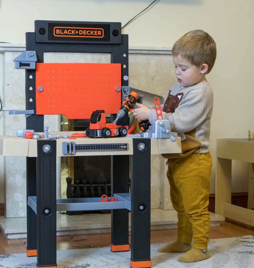 Smoby black and decker tool bench online